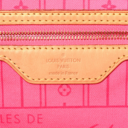 Louis Vuitton Monogram Roses Neverfull MM 8 of 10