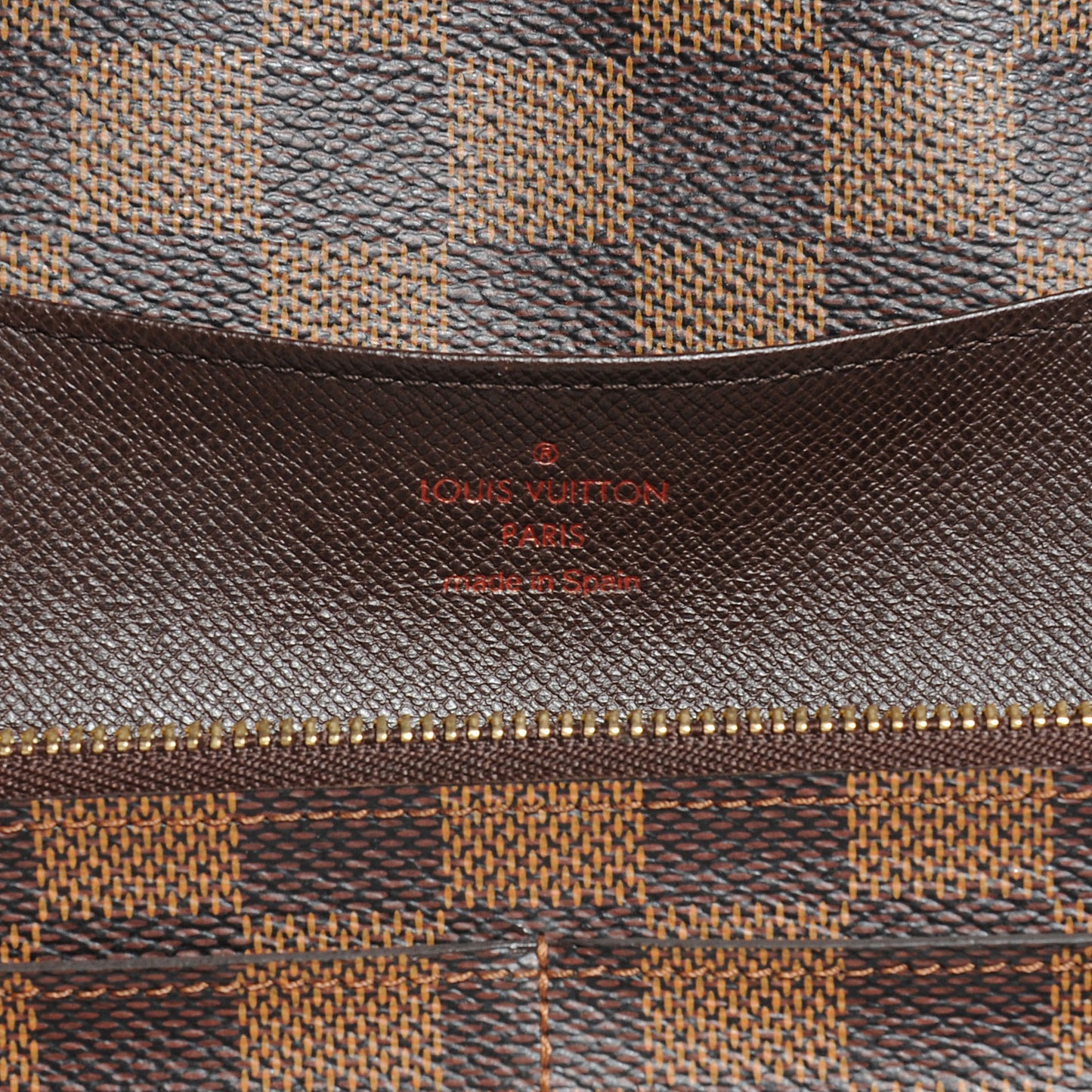 Damier Ebene Emilie Wallet