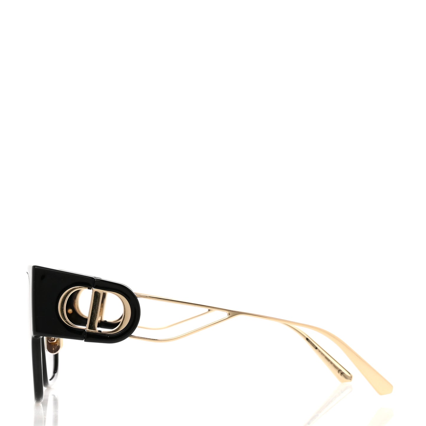Rectangular 30 Montaigne S3U Sunglasses Black