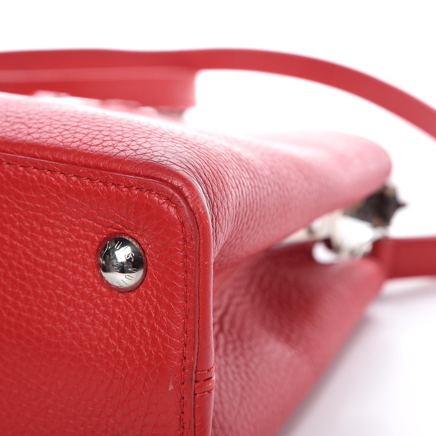Taurillon Python Capucines PM Rubis