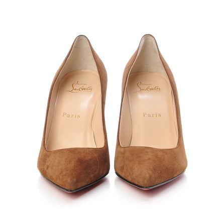 Christian Louboutin Veau Velours Decoltish 85 Pumps 36.5 Indiana 2 of 9