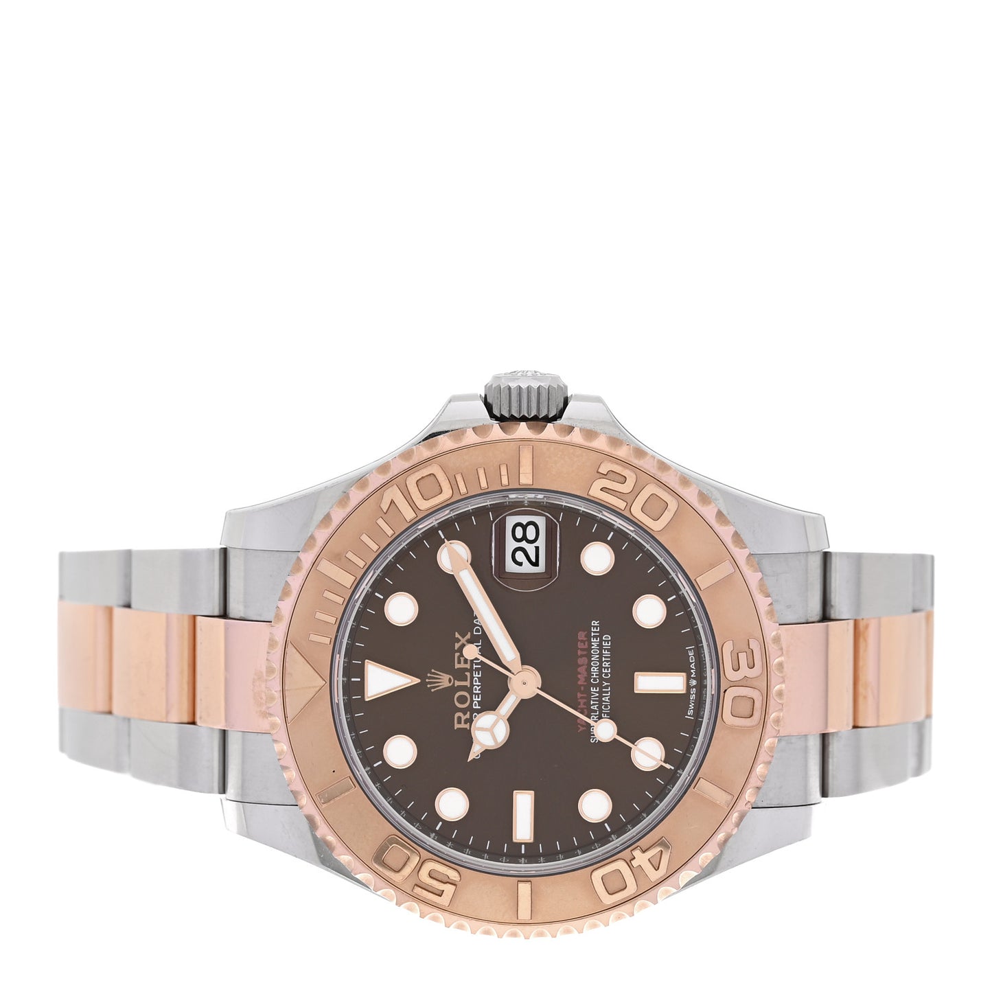 Stainless Steel 18K Everose Gold 40mm Yacht-Master Watch Chocolate 126621