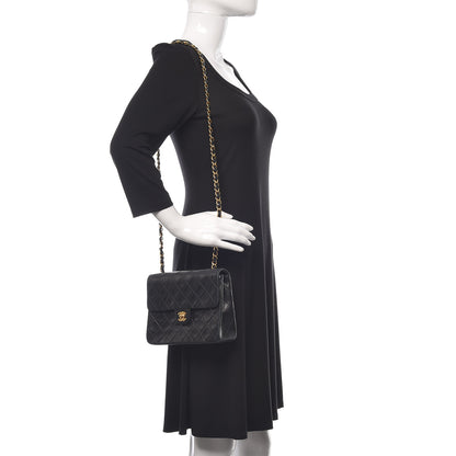 Chanel Lambskin Quilted Mini Square Flap Black 2 of 11