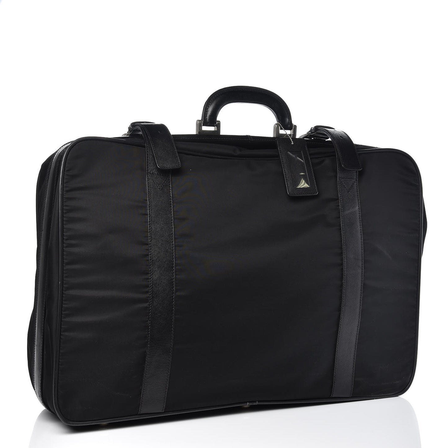 Tessuto Nylon Saffiano Luggage Black