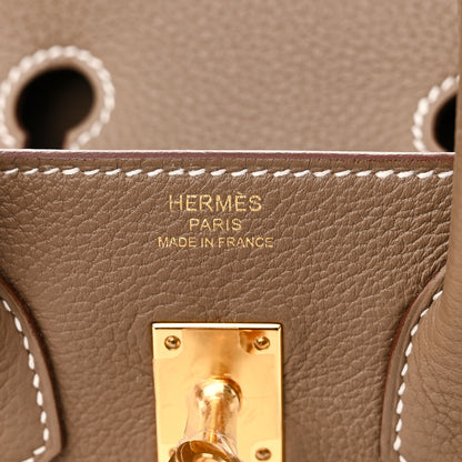 Hermes Togo Birkin 25 Etoupe 6 of 11
