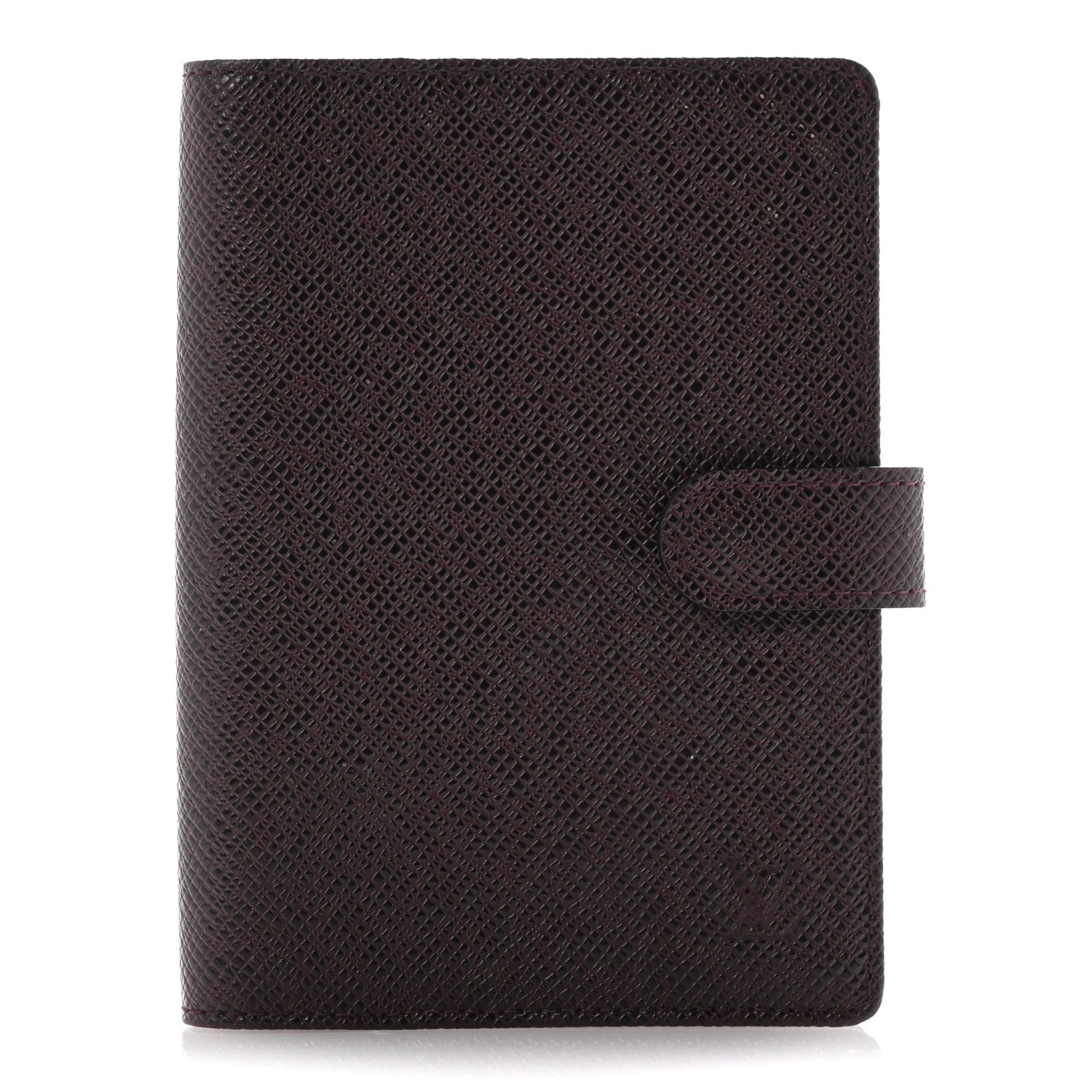 Louis Vuitton Taiga Small Ring Agenda Cover Burgundy 1 of 14