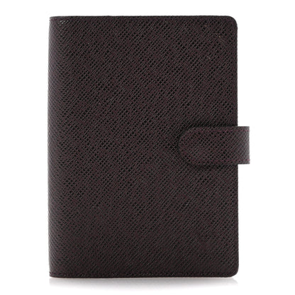 Louis Vuitton Taiga Small Ring Agenda Cover Burgundy 1 of 14