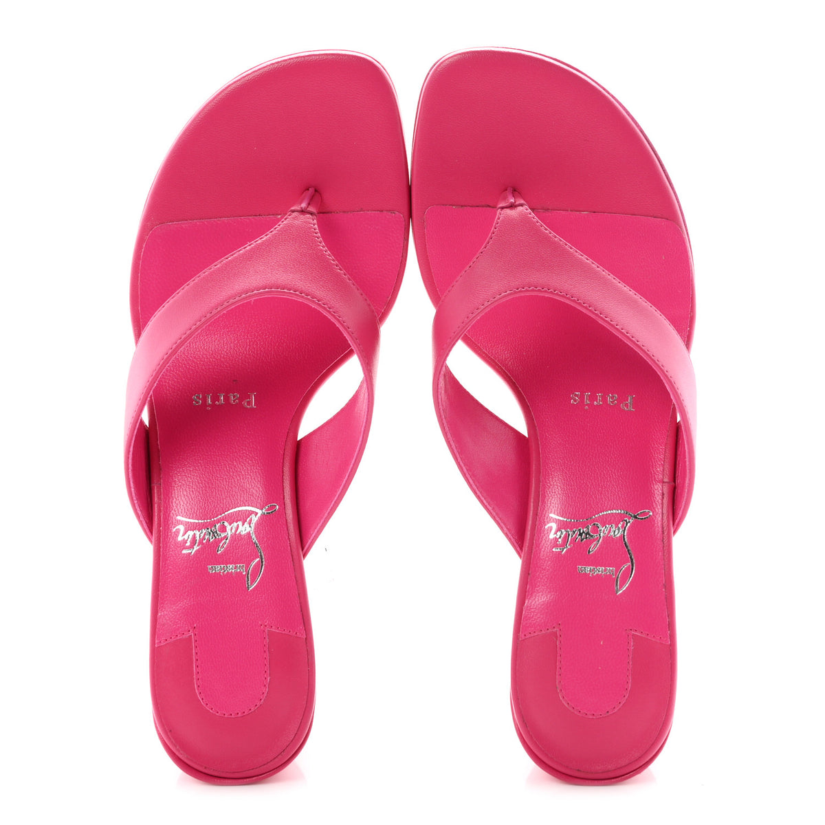 Christian Louboutin Nappa Janetonga 55 Thong Sandals 36.5 Pinup 2 of 8