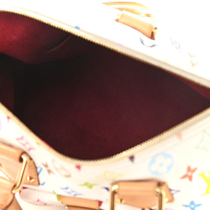 Louis Vuitton Monogram Multicolor Speedy 30 White 5 of 15