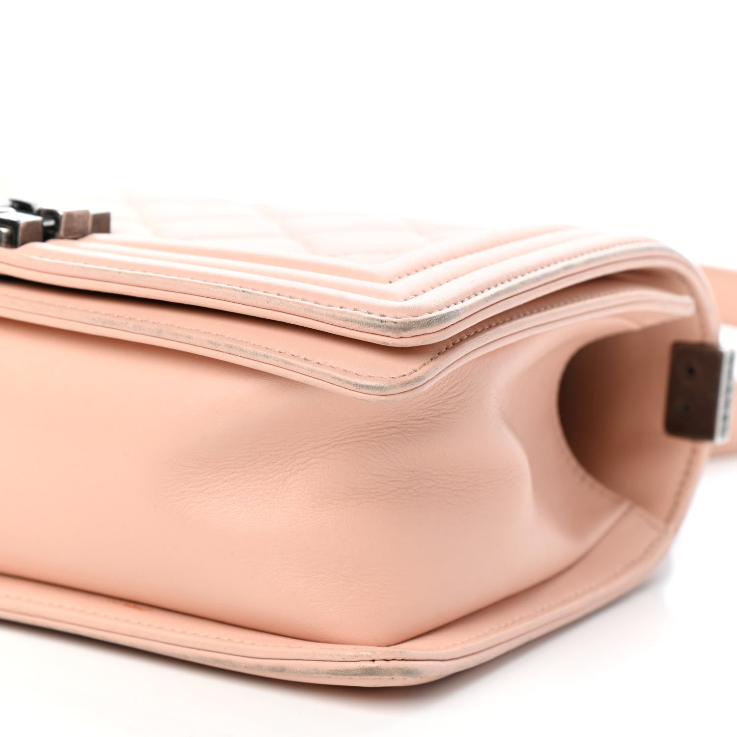 Chanel Calfskin Quilted Medium Boy Flap Light Pink 9 of 12