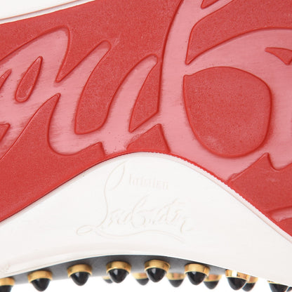 Christian Louboutin Calfskin Studded Cador Flats 37 Black 6 of 10
