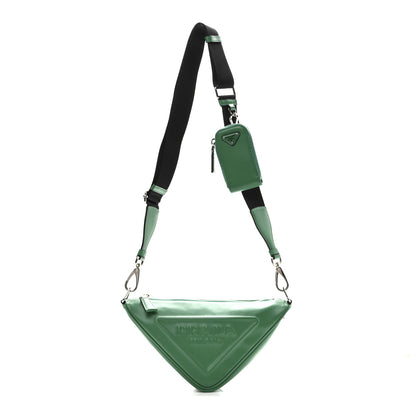 Prada Grace Lux Triangle Shoulder Bag Mango 1 of 9