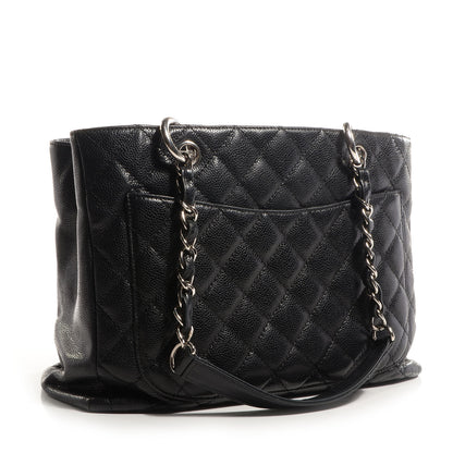 Chanel Caviar Grand Shopping Tote GST Black 3 of 7