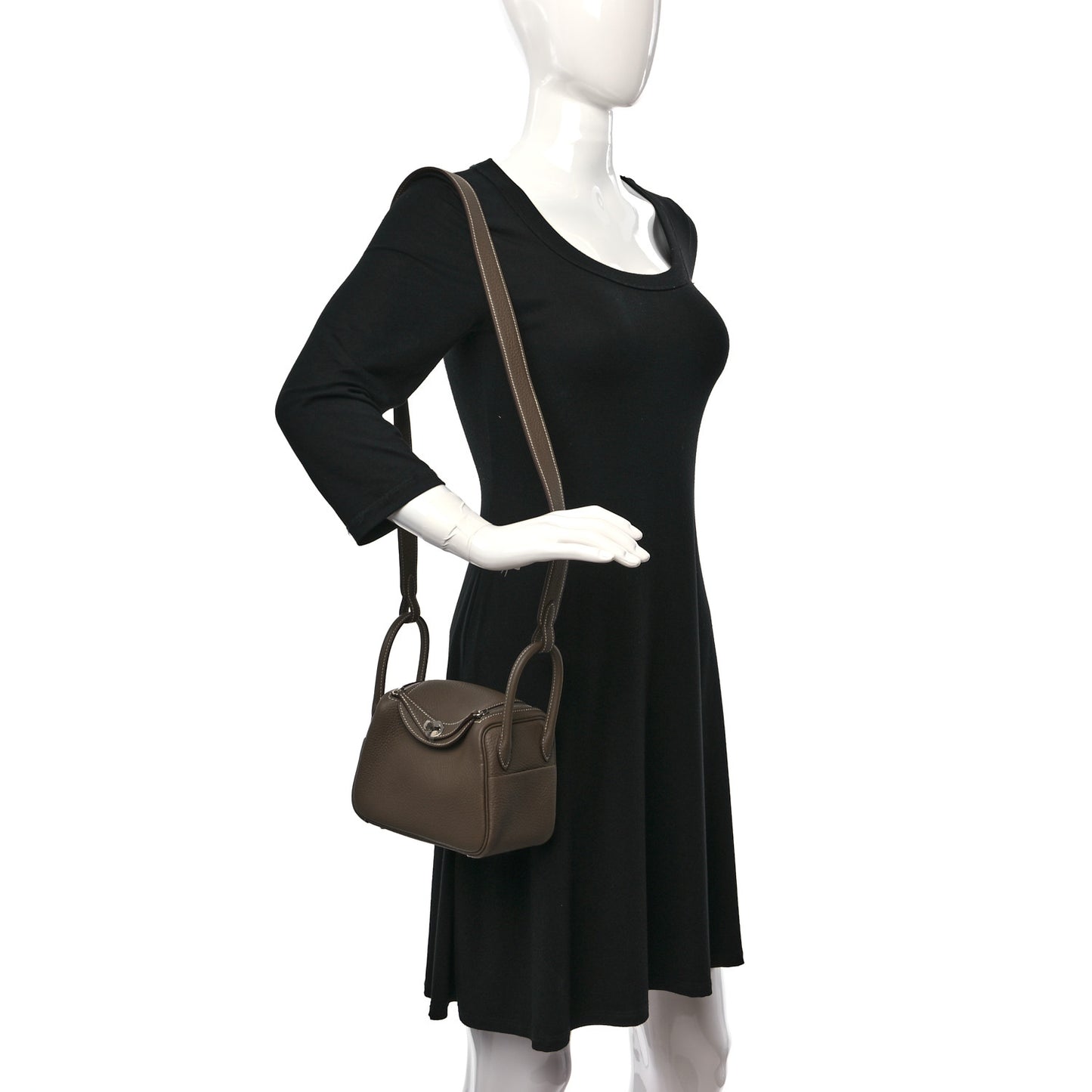 Taurillon Clemence Mini Lindy 20 Etoupe