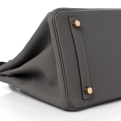 Hermes Togo Birkin 30 Gris Meyer 7 of 8