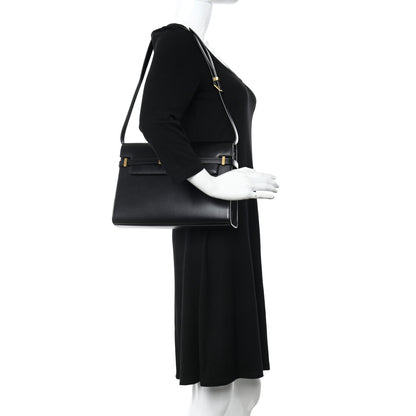 Saint Laurent Smooth Calfskin Manhattan Shoulder Bag Black 2 of 11