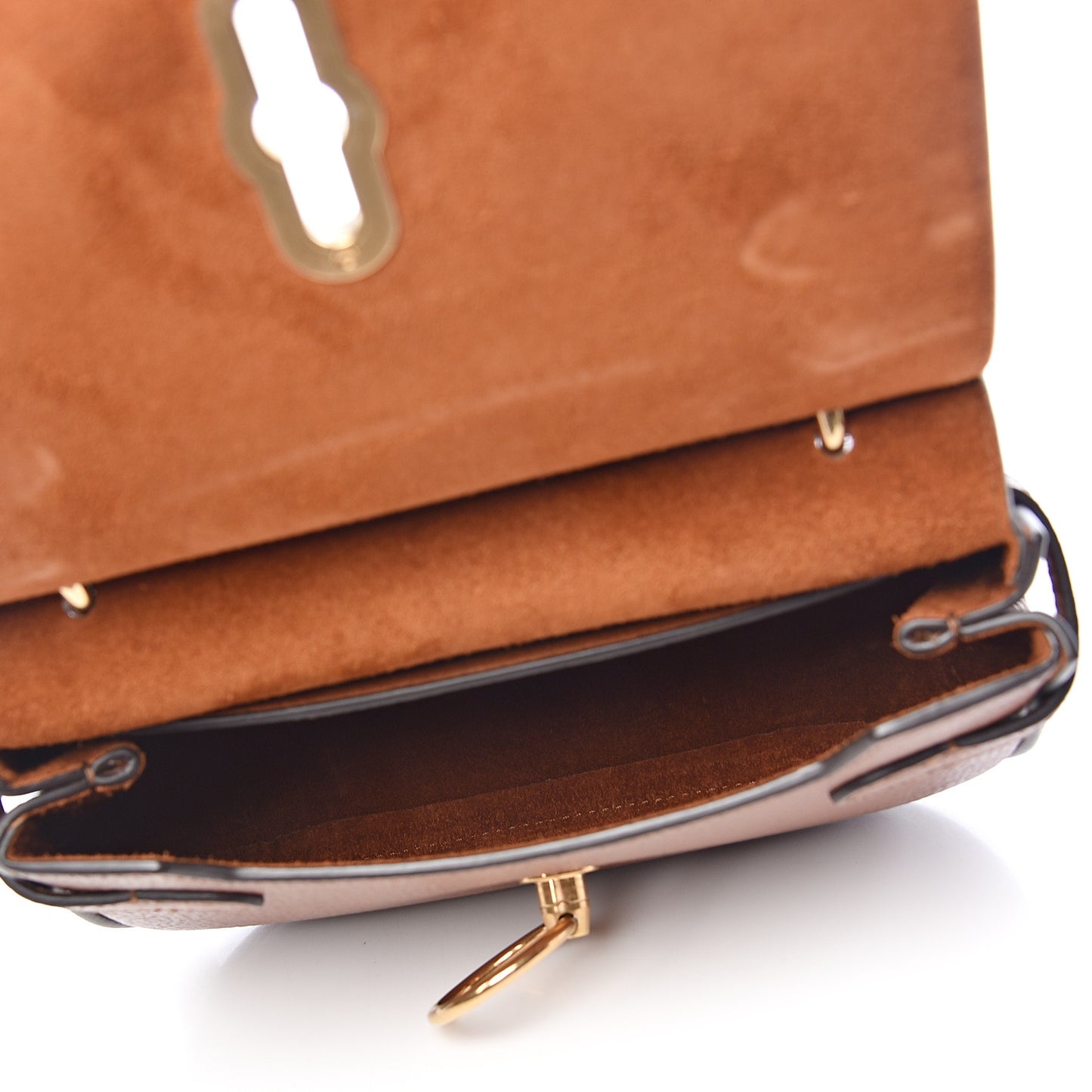 Small Classic Grain Small Amberley Satchel Oak