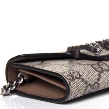 Gucci GG Supreme Monogram Dionysus Coin Purse Taupe 7 of 9
