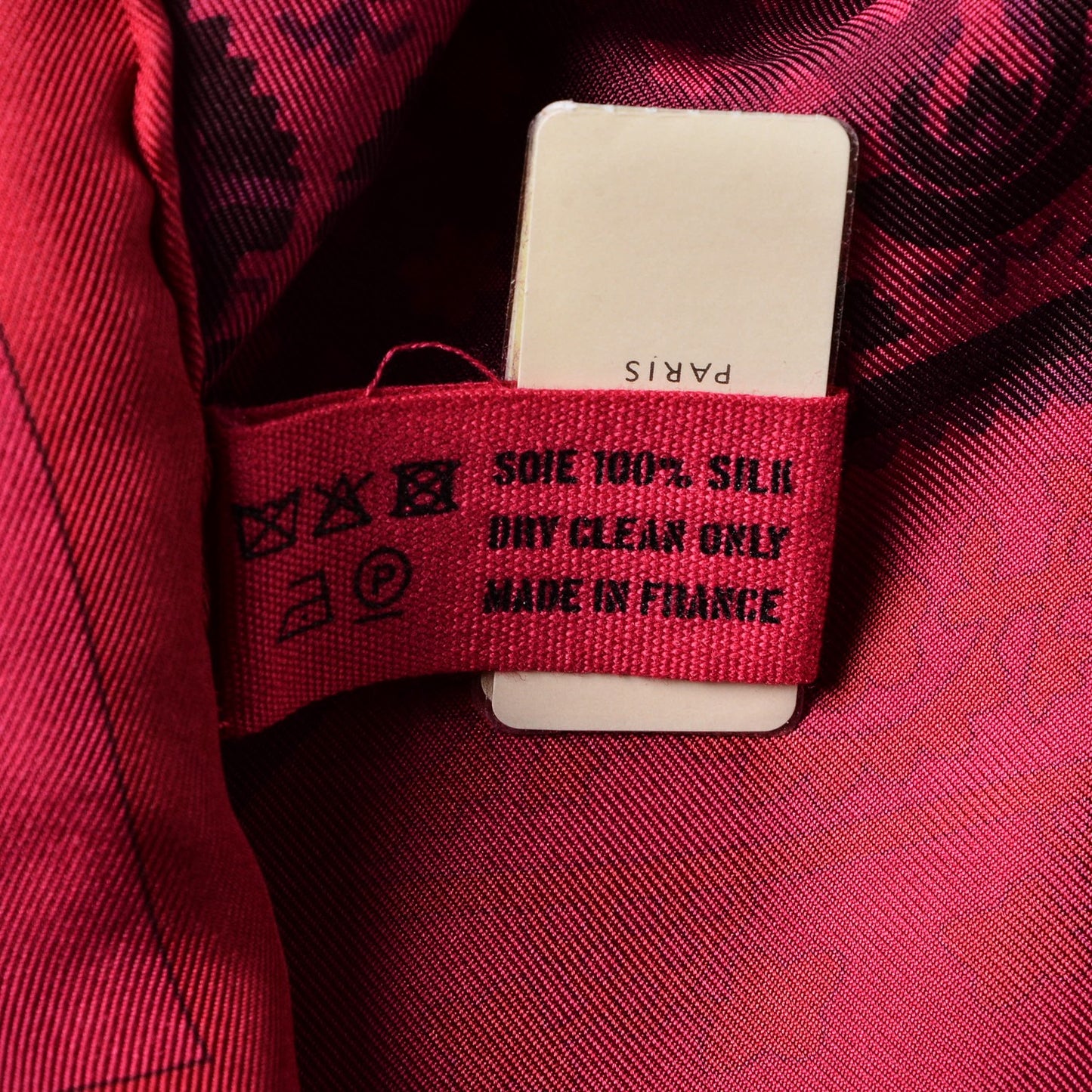 Silk Dip Dye Brins D'Or Scarf 90 Fuchsia