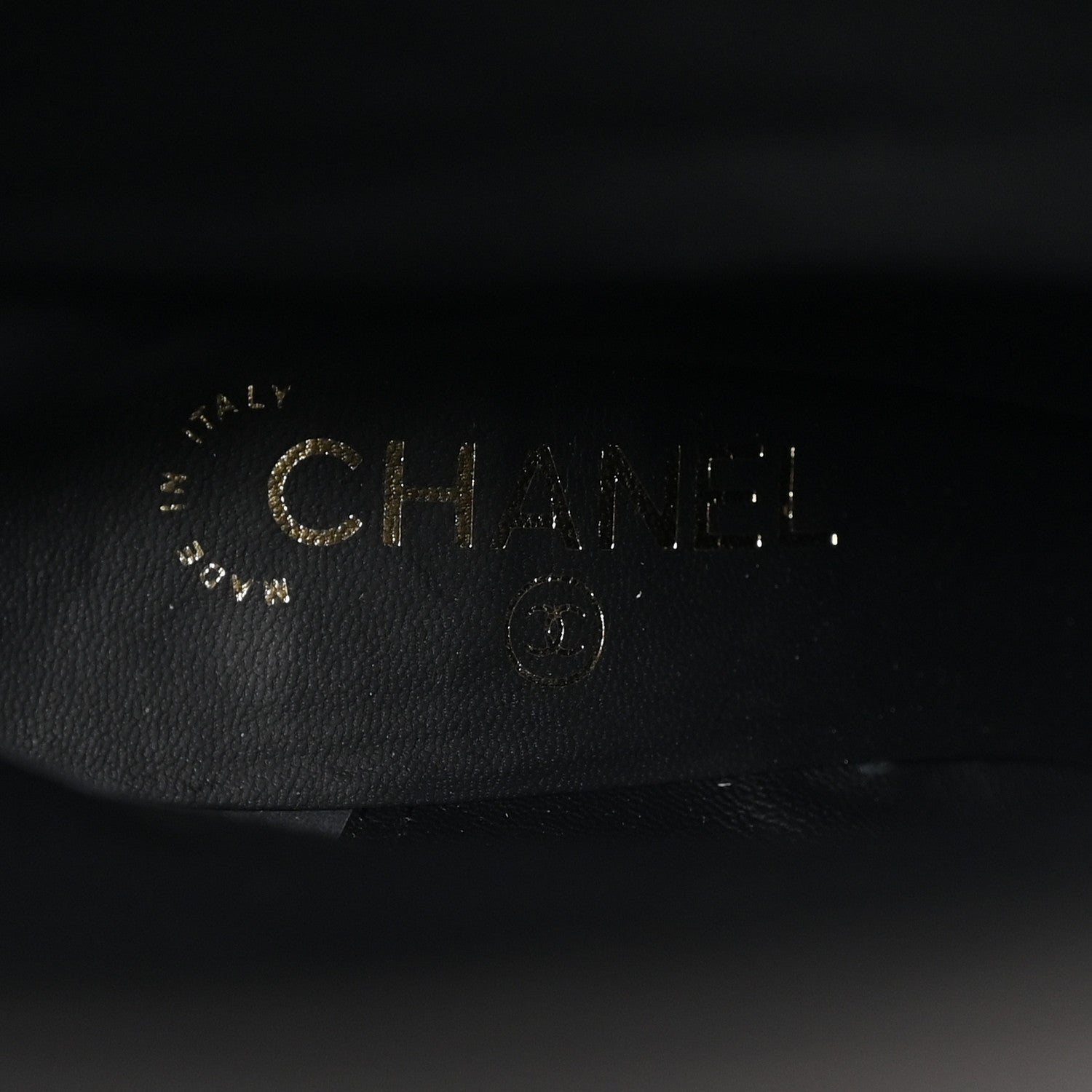 Chanel Suede Calfskin CC Over The Knee Boots 39.5 Black 7 of 8