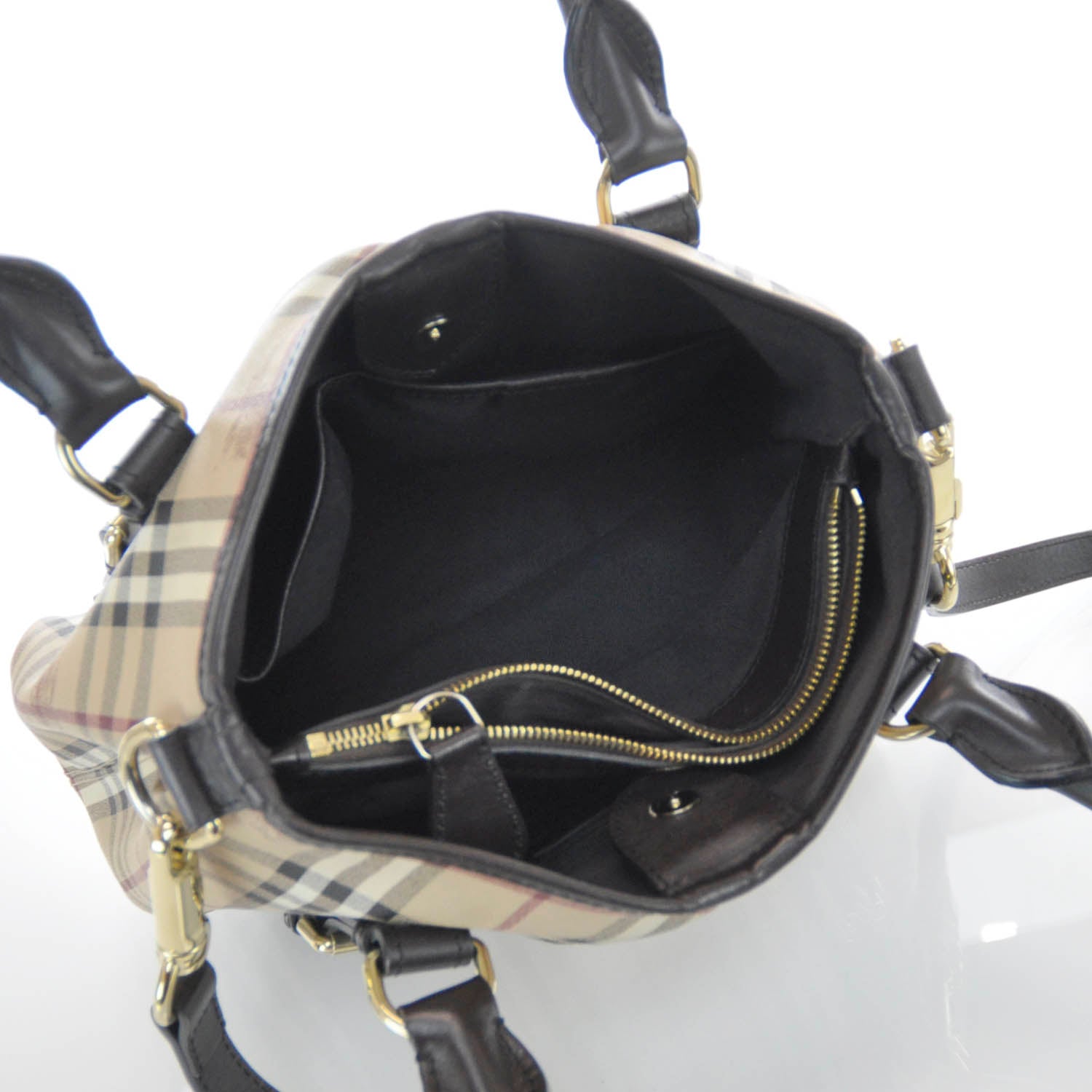 Burberry Haymarket Check Small Northfield Tote 7 of 9