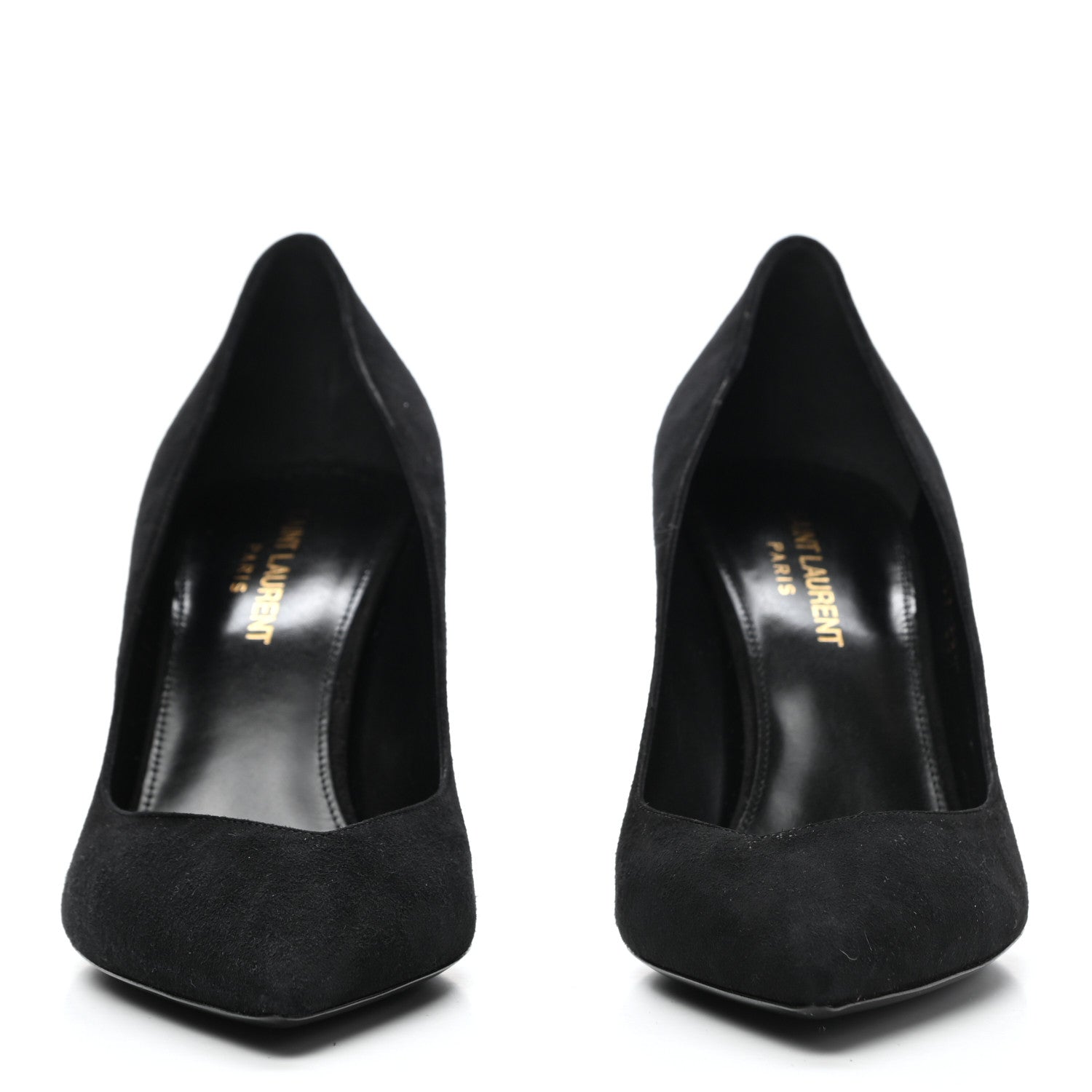 Saint Laurent Suede Niki 85 Pumps 38.5 Black 2 of 9