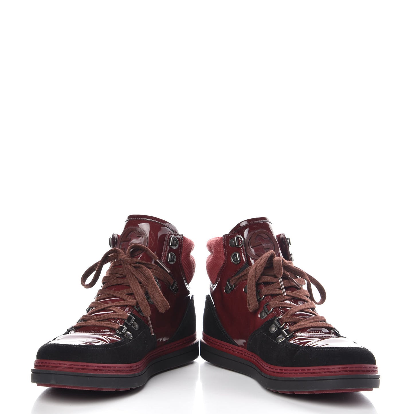 Patent Suede Mens Softy Tek High Top Sneakers 8 Black Charcoal Jupiter