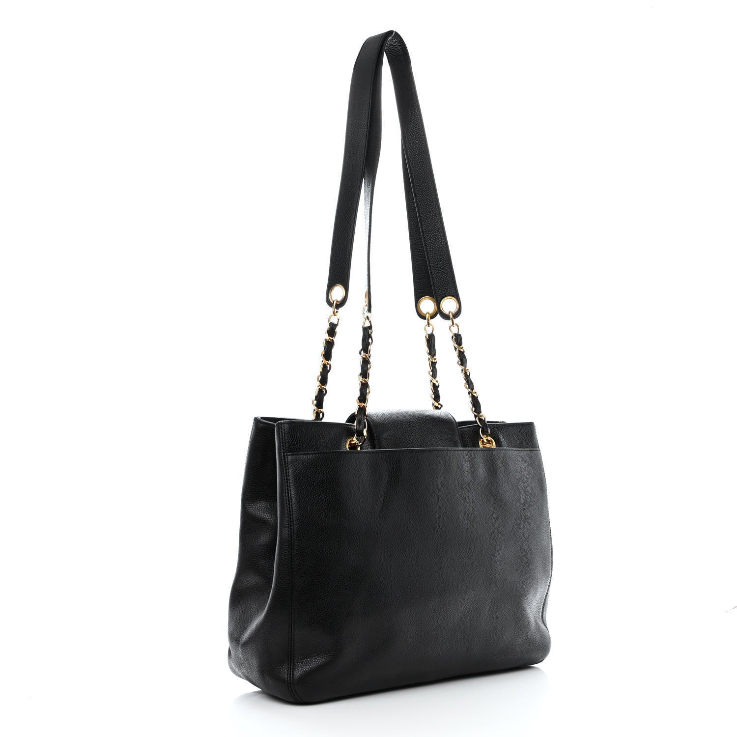 Chanel Caviar Shoulder Bag Black 3 of 15