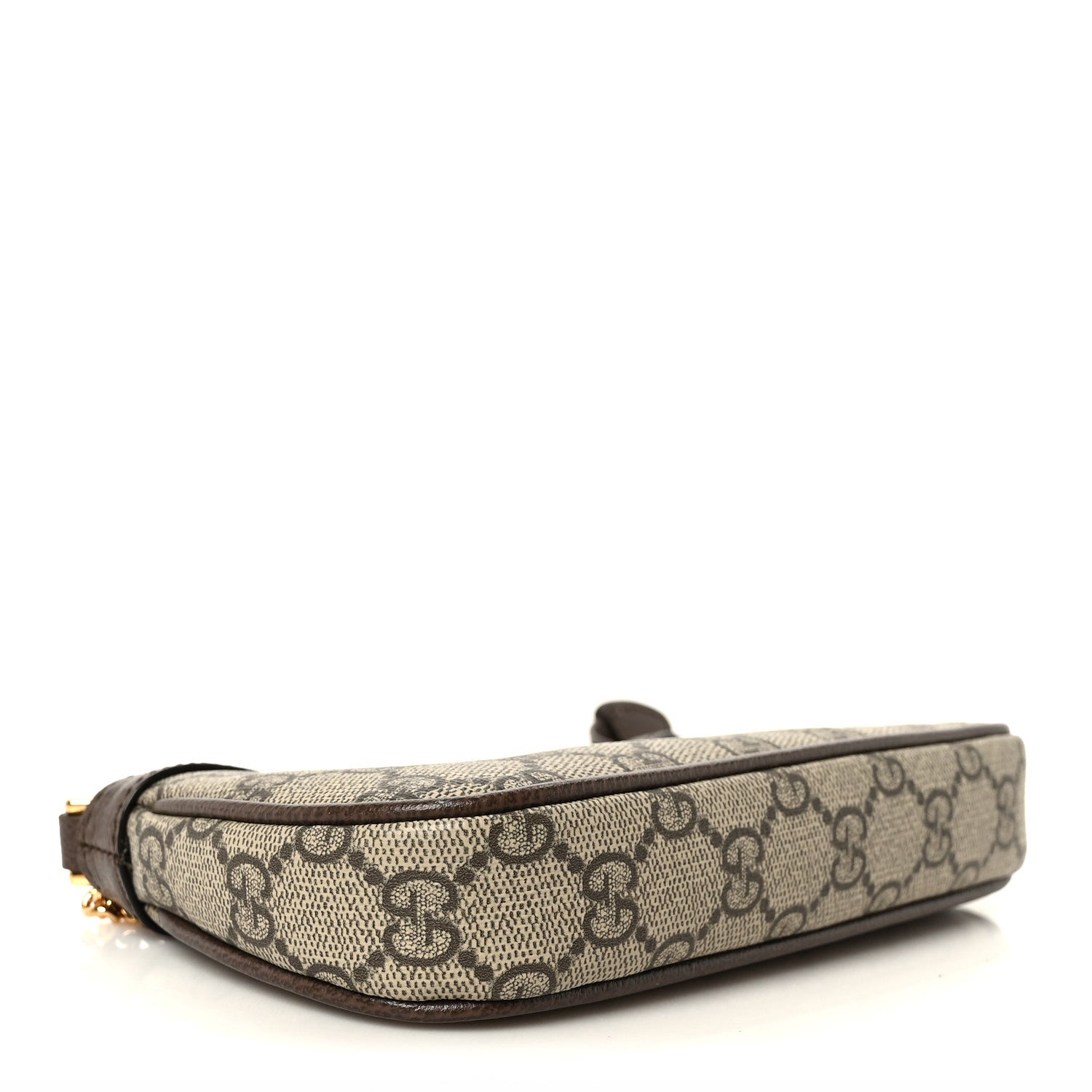 Gucci GG Supreme Monogram Textured Dollar Calfskin Mini Ophidia Chain Bag Beige Ebony 4 of 10