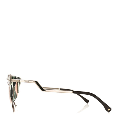 Fendi Iridia Cat Eye Sunglasses FF 0041/S Green 3 of 7