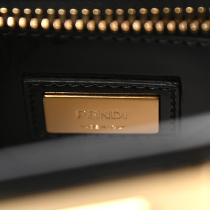 Fendi Patent Medium Peekaboo Iconic Defender Satchel Black 5 of 8