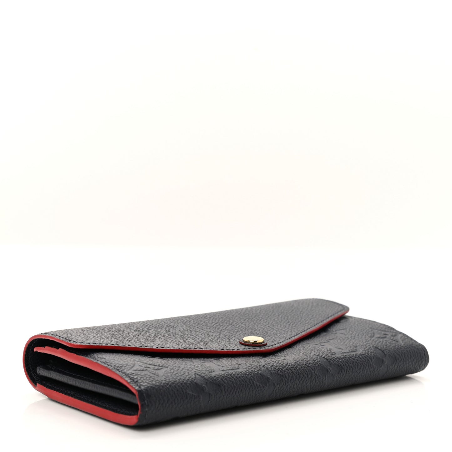 Empreinte Sarah Wallet NM Marine Rouge