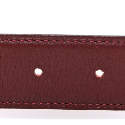 Hermes Epsom Swift 32mm Belt Strap 85 34 Rouge Casaque Rouge H 3 of 5