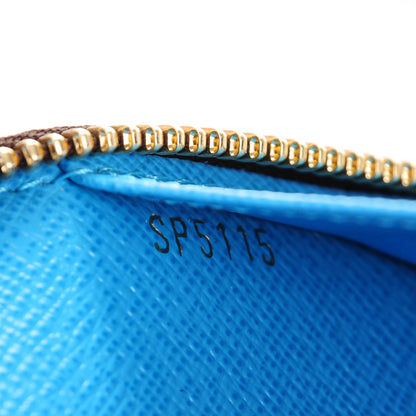 Louis Vuitton Monogram My LV Heritage Zippy Organizer Wallet Ivory Blue Clair 7 of 8