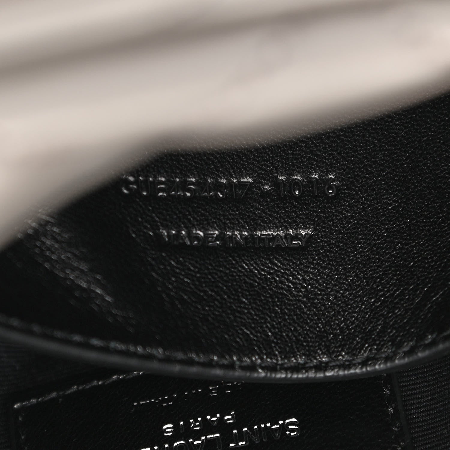 Saint Laurent Calfskin Y Quilted Monogram Small Loulou Bowling Bag Light Gray 6 of 14