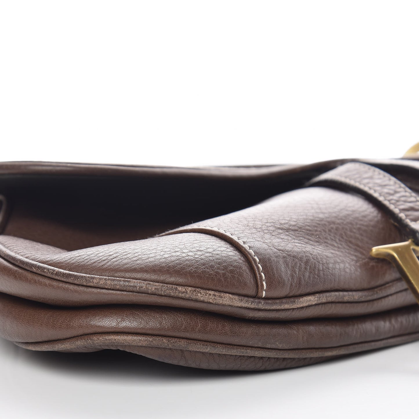 Calfskin Saddle Bag Brown