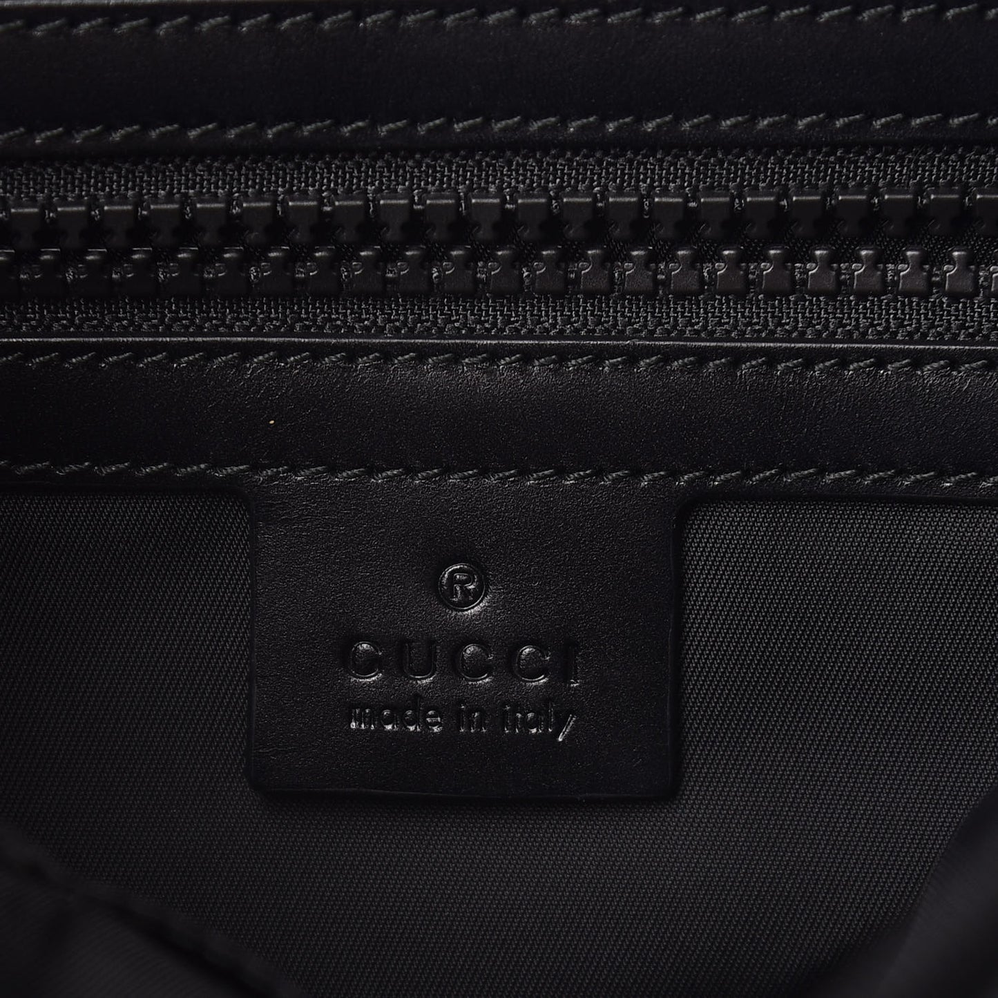 Techno Canvas Web L'Aveugle Par Amour Embroidered Double Buckle Backpack Black