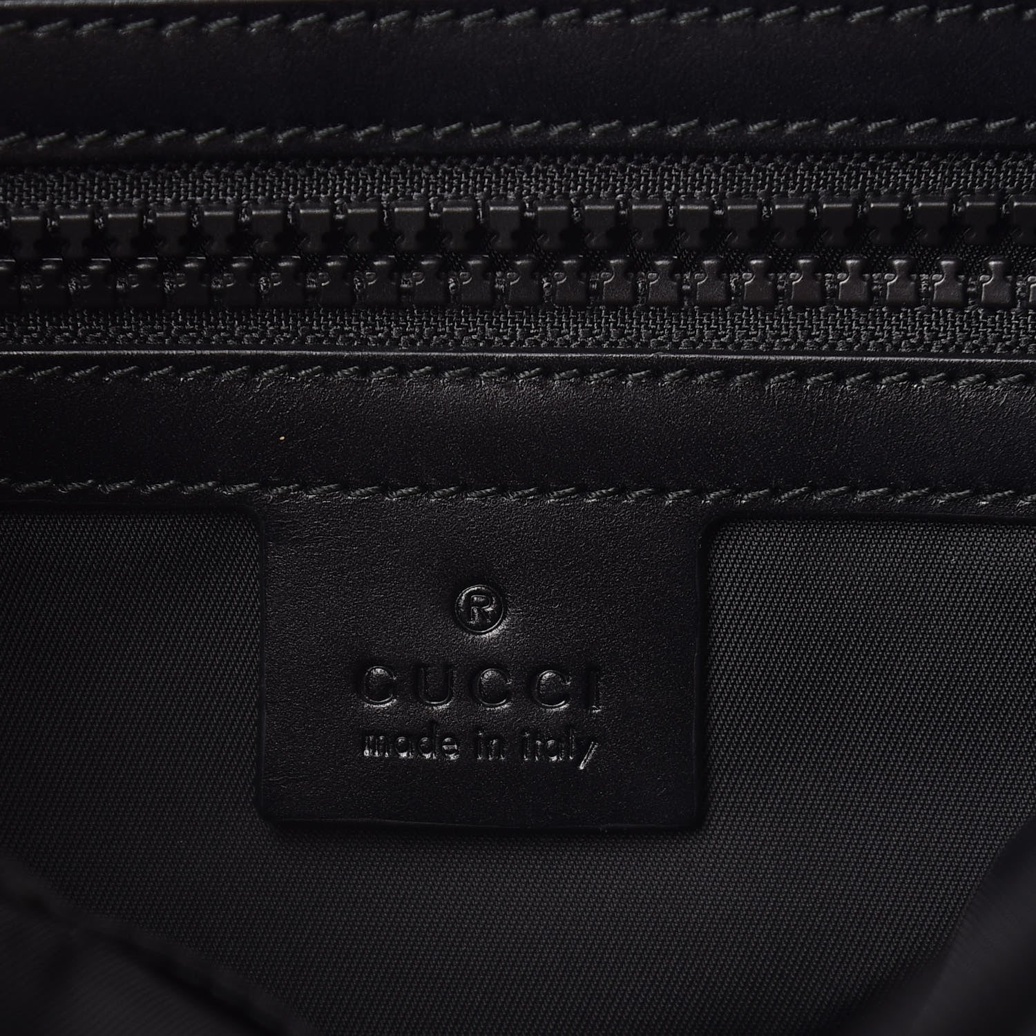Gucci Techno Canvas Web L'Aveugle Par Amour Embroidered Double Buckle Backpack Black 7 of 10