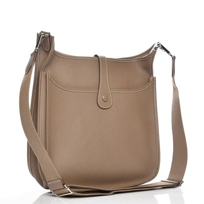 Hermes Epsom Evelyne III GM Etoupe 3 of 12