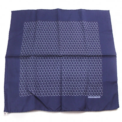 Hermes Silk Horseshoe Scarf Pocket Square 1 of 3