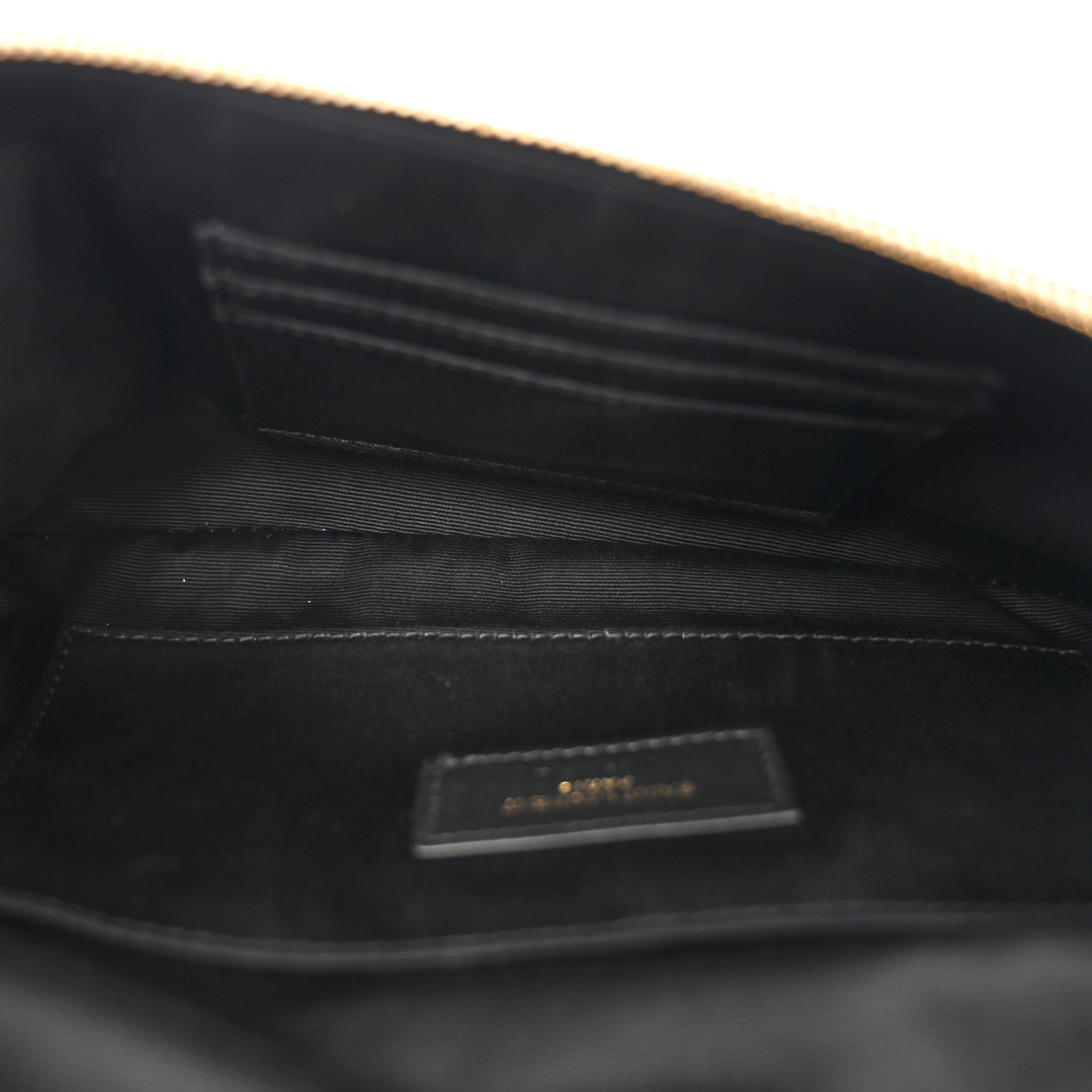 Saint Laurent Grain De Poudre Monogram Belt Bag Black 5 of 11