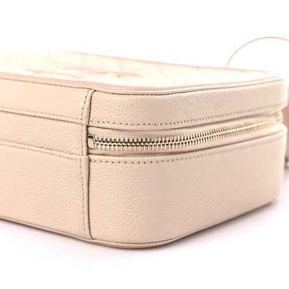 Chanel Caviar Quilted Medium CC Filigree Vanity Case Beige 9 of 12