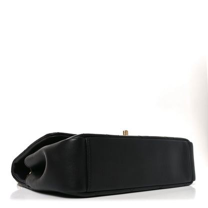 Chanel Lambskin Small Chain Handle Flap Bag Black 3 of 9