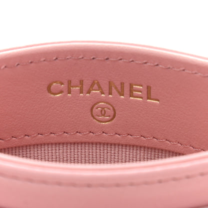 Chanel Lambskin Quilted Chanel 19 Card Holder Light Pink 6 of 8
