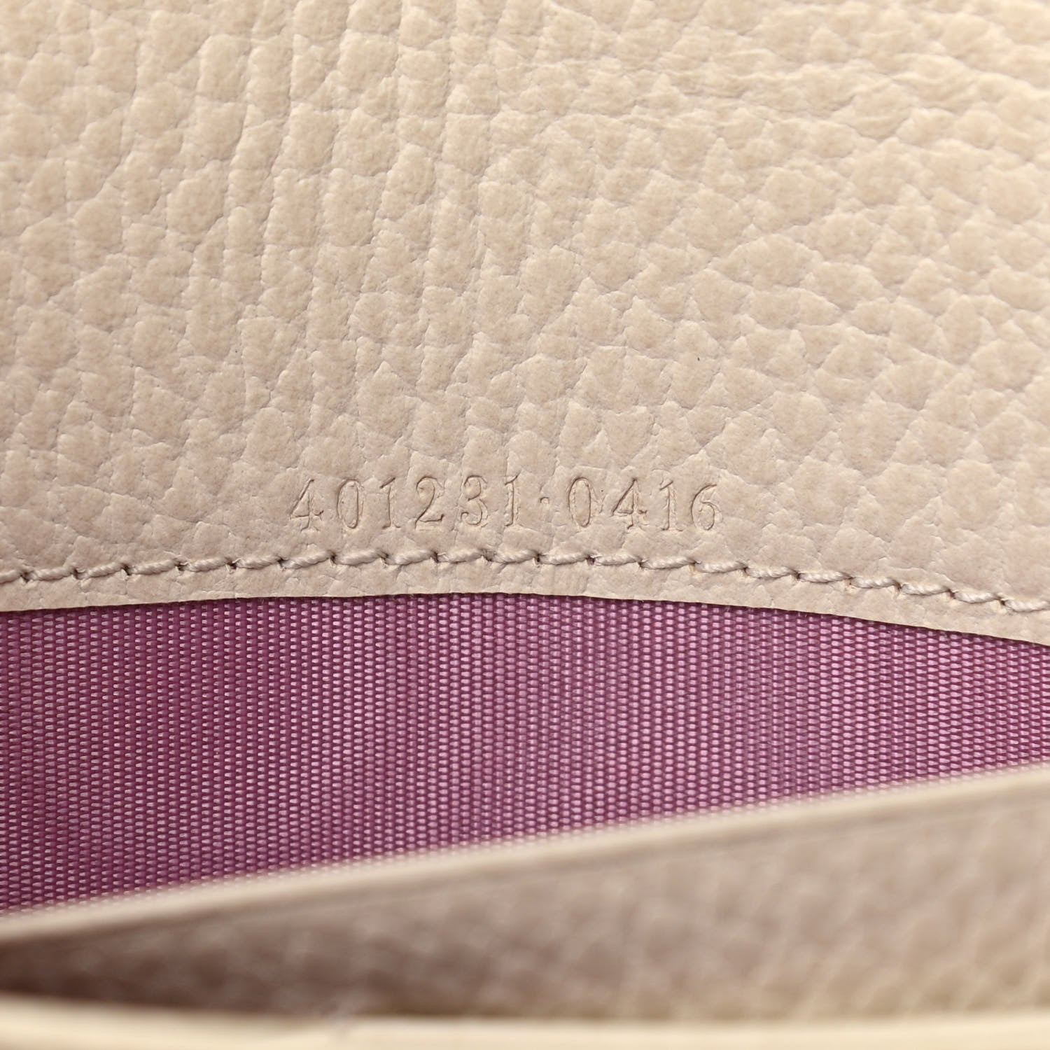 Gucci Dollar Calfskin Mini Dionysus Chain Wallet Mystic White 6 of 10