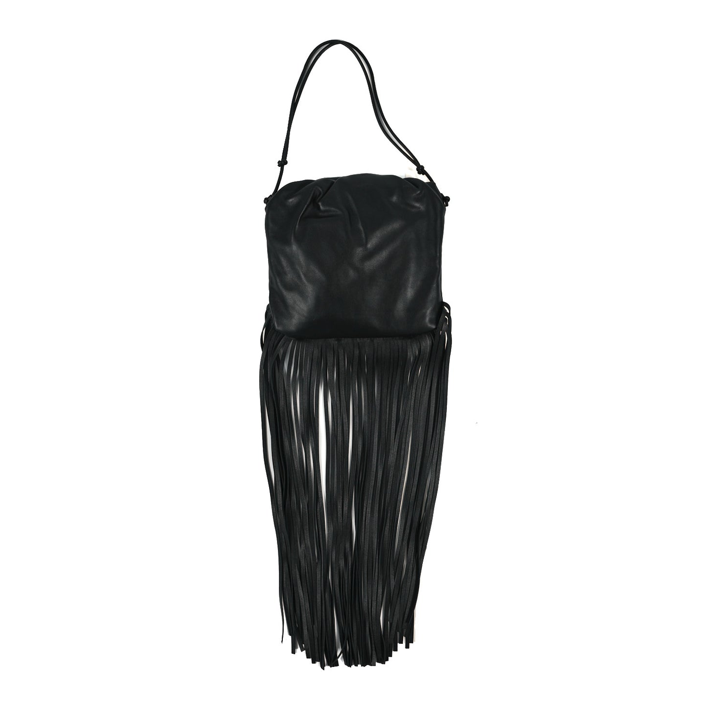 Nappa The Fringe Pouch Shoulder Bag Black