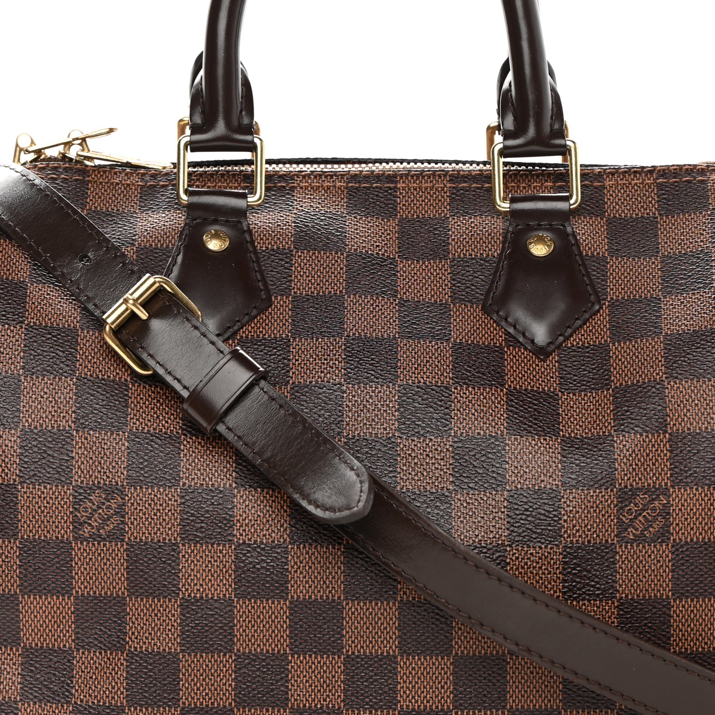 Damier Ebene Speedy Bandouliere 25