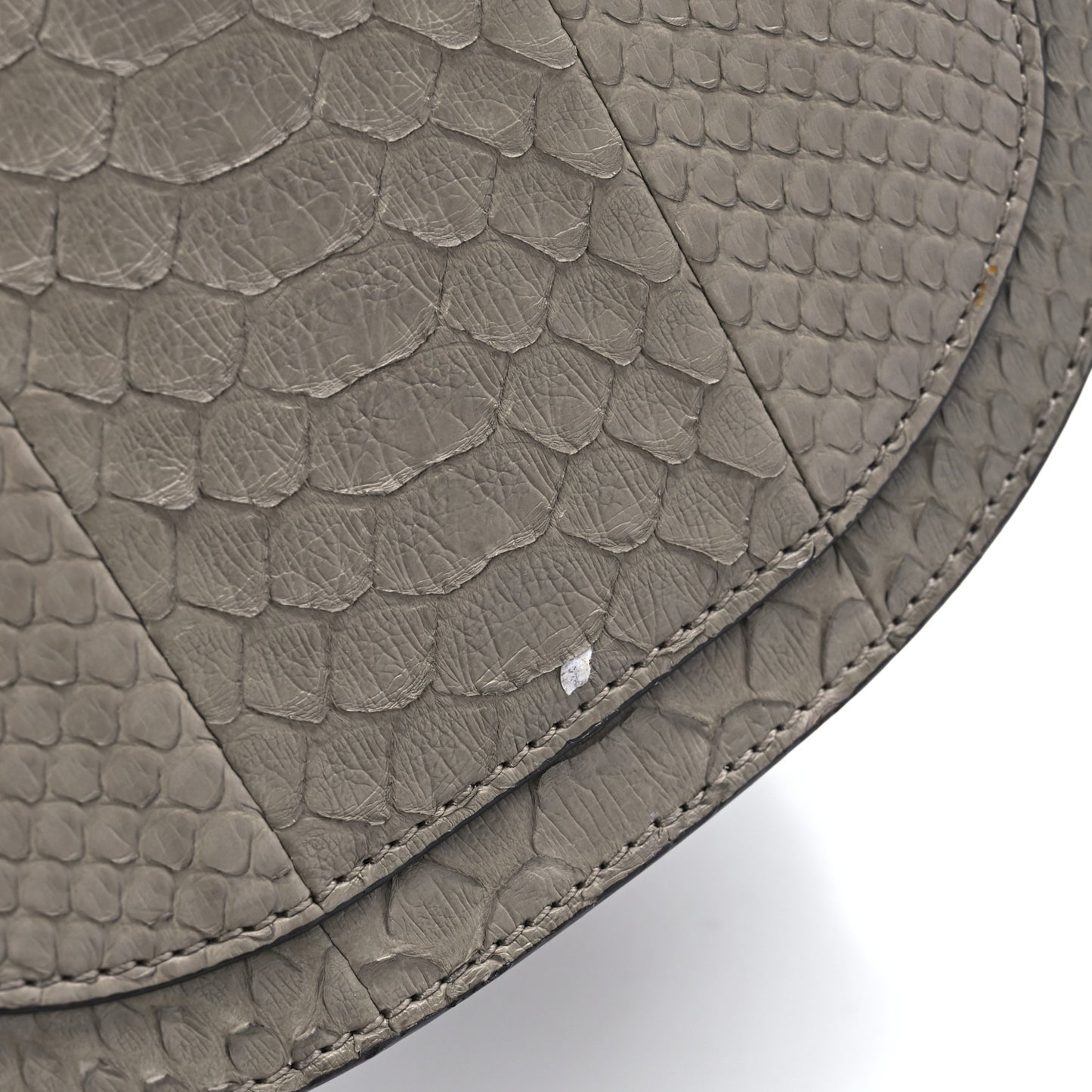 Python Small Nile Bracelet Bag Motty Grey