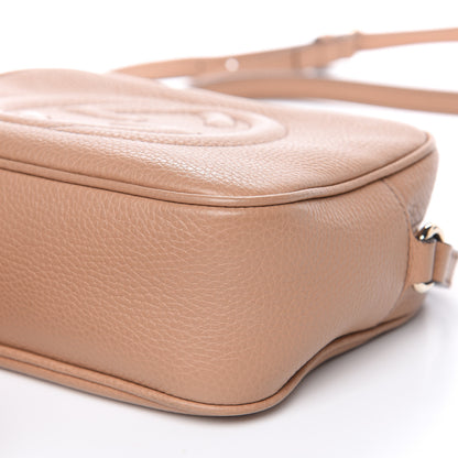 Gucci Pebbled Calfskin Small Soho Disco Bag Camelia 9 of 11