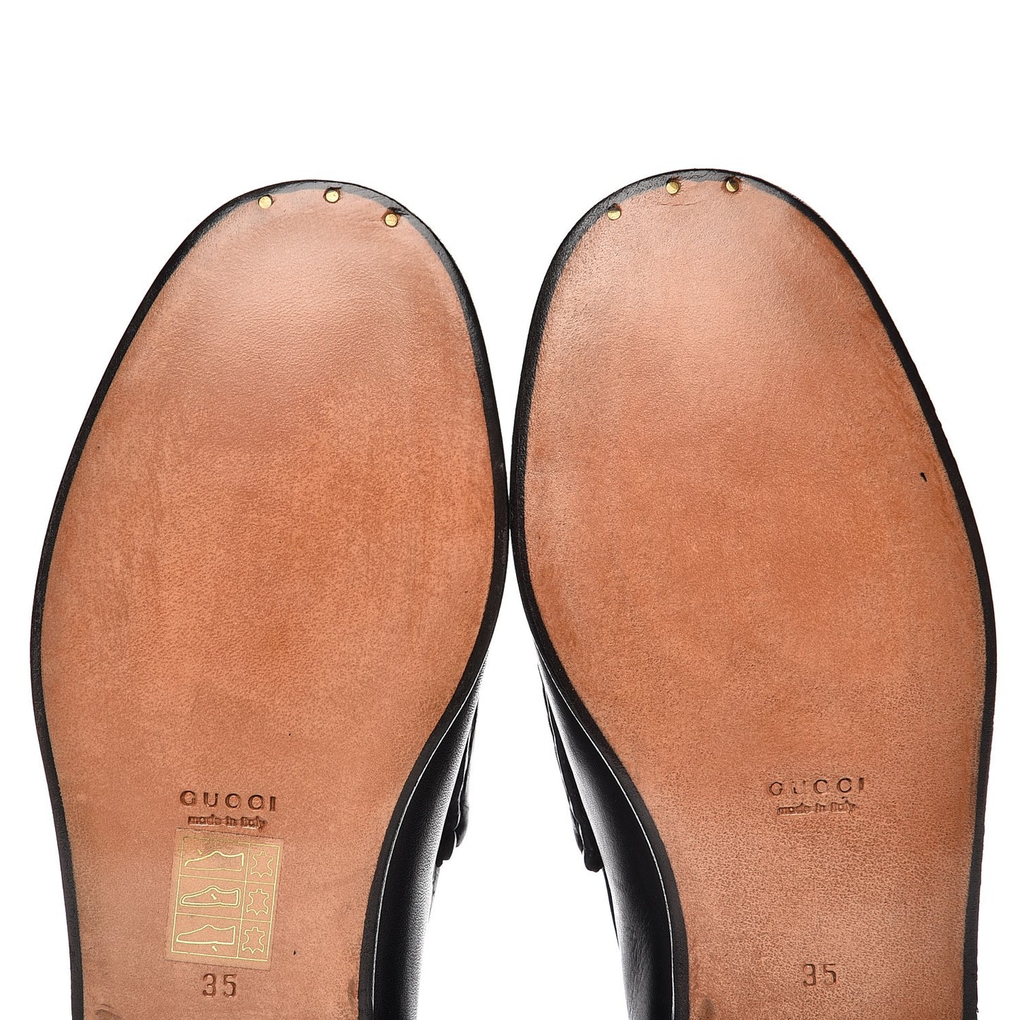Calfskin Horsebit Loafers 35 Black